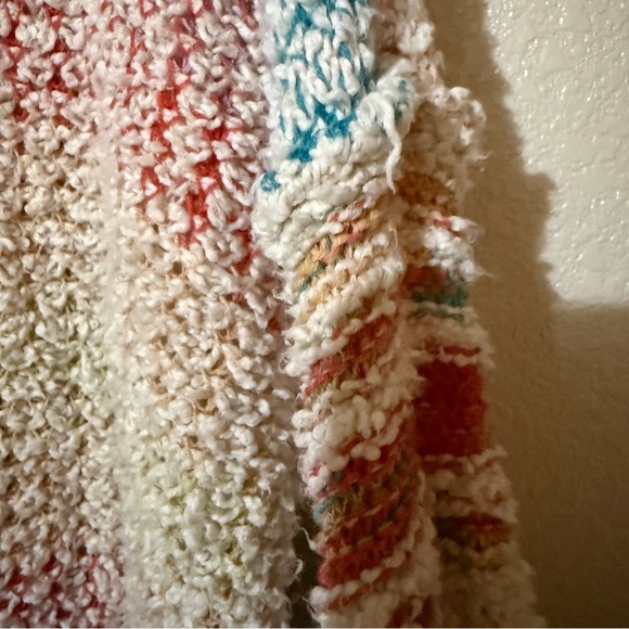 Free People Sit Next to Me Multicolor Knit Hoodie Sz XS - Picture 11 of 15